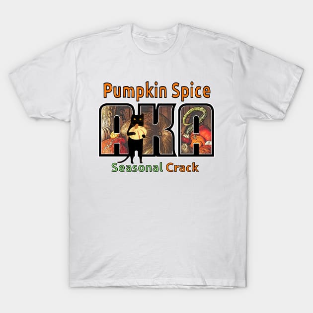 Pumpkin Spice aka Seasonal Crack T-Shirt by The Angry Possum